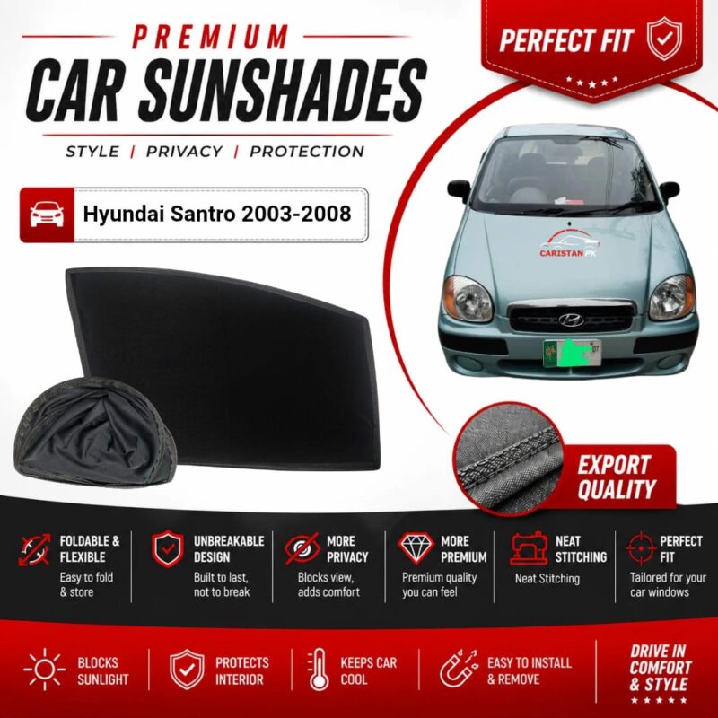 Hyudani Santro Flexible & Foldable Susnshades 2003-08