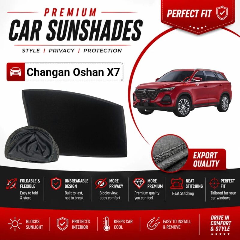 Changan OChangan Oshan X7 Flexible & Foldable Susnshadesshan X7 Flexible & Foldable Susnshades