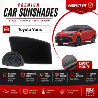 Toyota Yaris Flexible & Foldable Susnshades