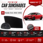 Honda Civic Flexible & Foldable Susnshades 2022 Model & Onwards