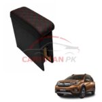 Honda BRV Custom Fit Arm Rest Black With Red Stitch