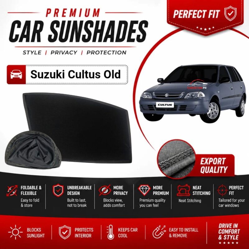Suzuki Cultus Flexible & Foldable Susnshades 2002-16