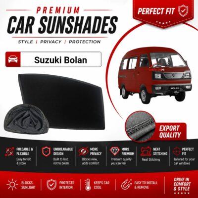 Suzuki Bolan Flexible & Foldable Susnshades