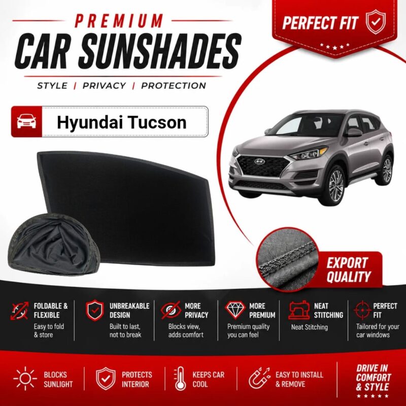 Hyundai Tucson Flexible & Foldable Susnshades