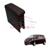 Daihatsu Mira Custom Fit Arm Rest Black With Red Stitch 2012-16