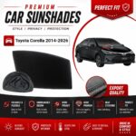 Toyota Corolla Flexible & Foldable Susnshades 2014-26