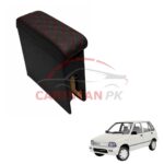 Suzuki Mehran Custom Fit Arm Rest Black With Red Stitch