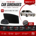Toyota Corolla Flexible & Foldable Susnshades 1991-2001
