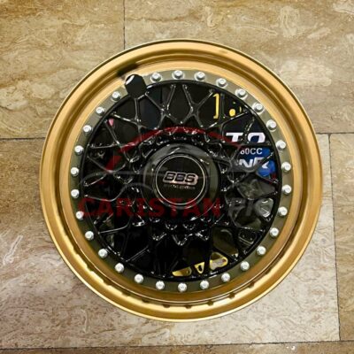 BBS Design Black Golden Wheel Cover 13 Inch