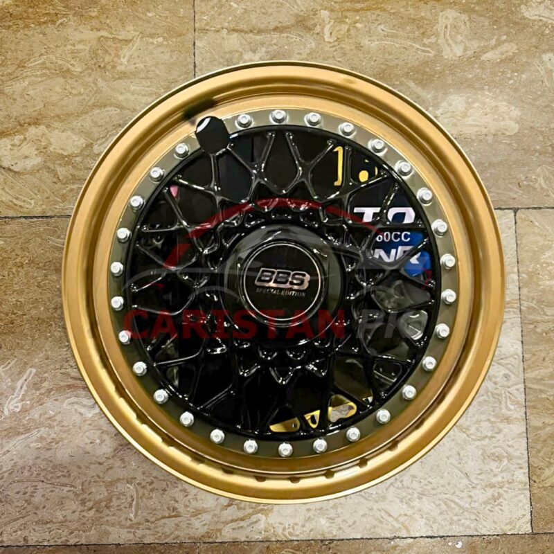 BBS Design Black Golden Wheel Cover 13 Inch