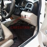 Honda City 7D Floor Mats Black With Red Stitch 2009-21 4