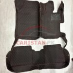 Honda Civic 7D Floor Mats Black With Red Stitch 2012-15 2
