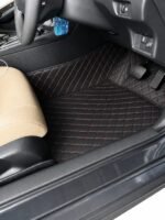 Honda Civic 7D Floor Mats Black With Red Stitch 2022-26