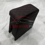 Toyota Vitz Custom Fit Arm Rest Black With Red Stitch 2000-05 2
